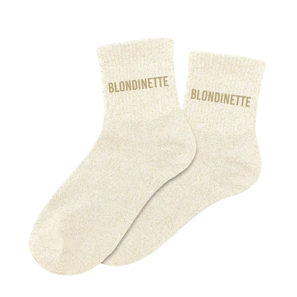 Blondinette glitter socks - One size 36-42