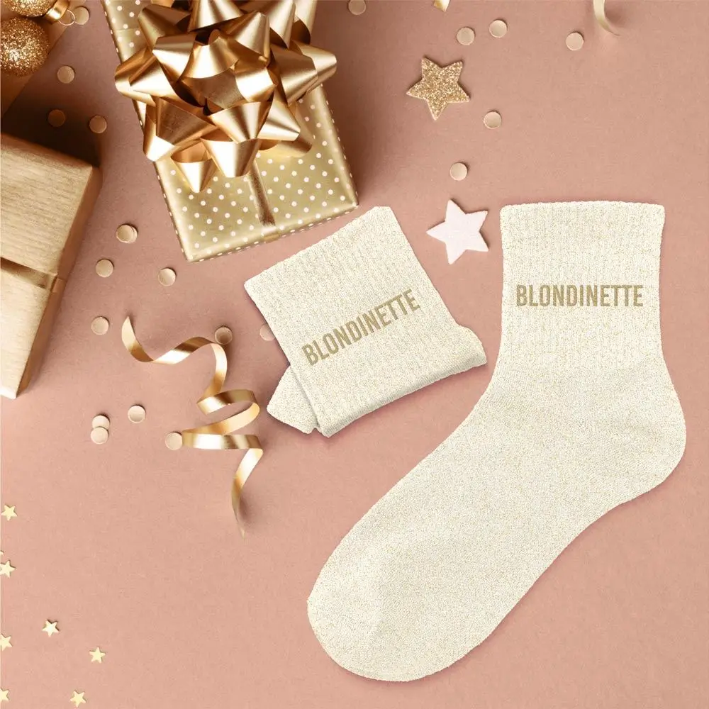 Blondinette glitter socks - One size 36-42