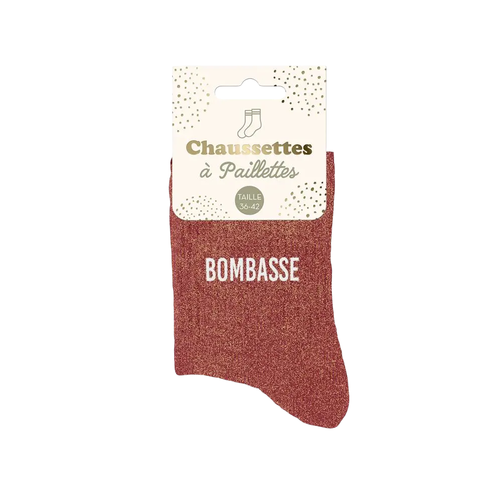 Bombastic glitter socks - One size 36-42