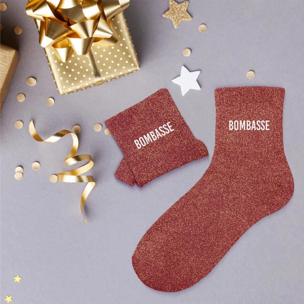 Bombastic glitter socks - One size 36-42