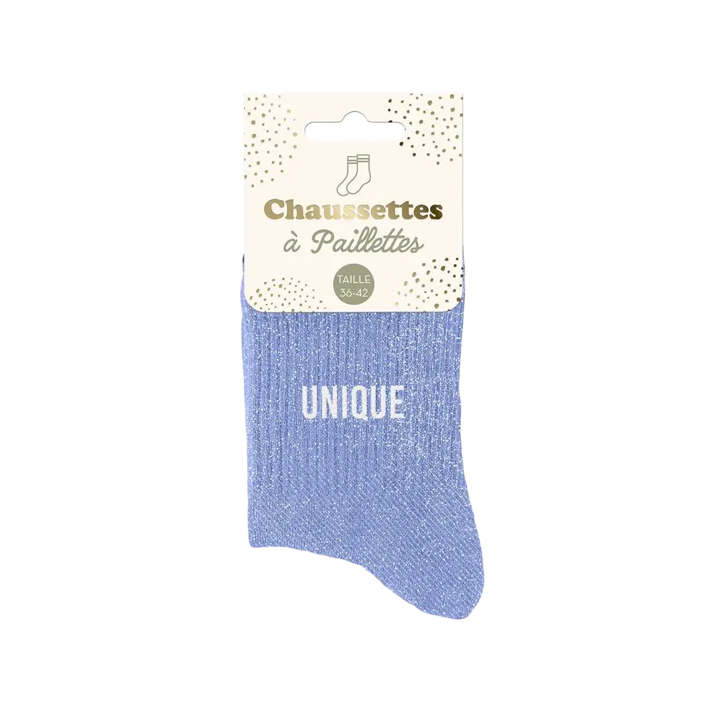 Single sequin socks - One size 36-42