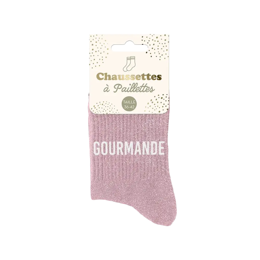 Gourmet glitter socks - One size 36-42