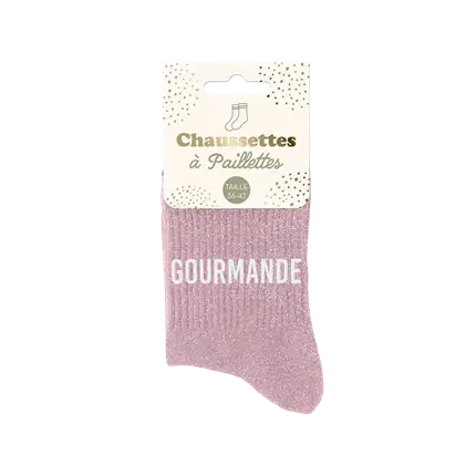 Gourmet glitter socks - One size 36-42