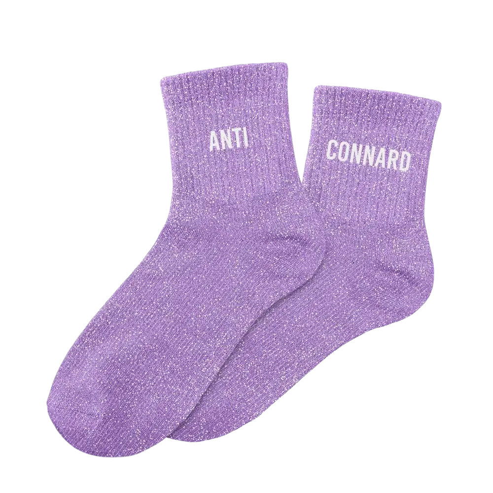 Anti-asshole duo glitter socks - One size 36-42