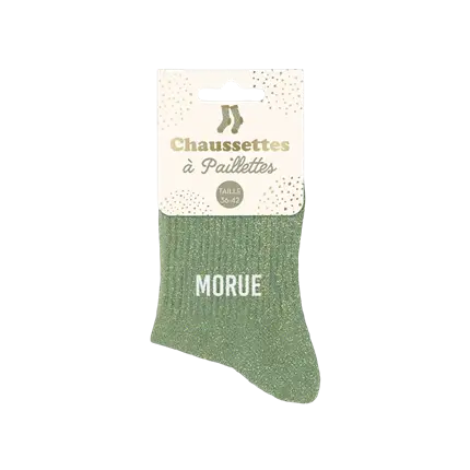 Cod glitter socks - One size 36-42