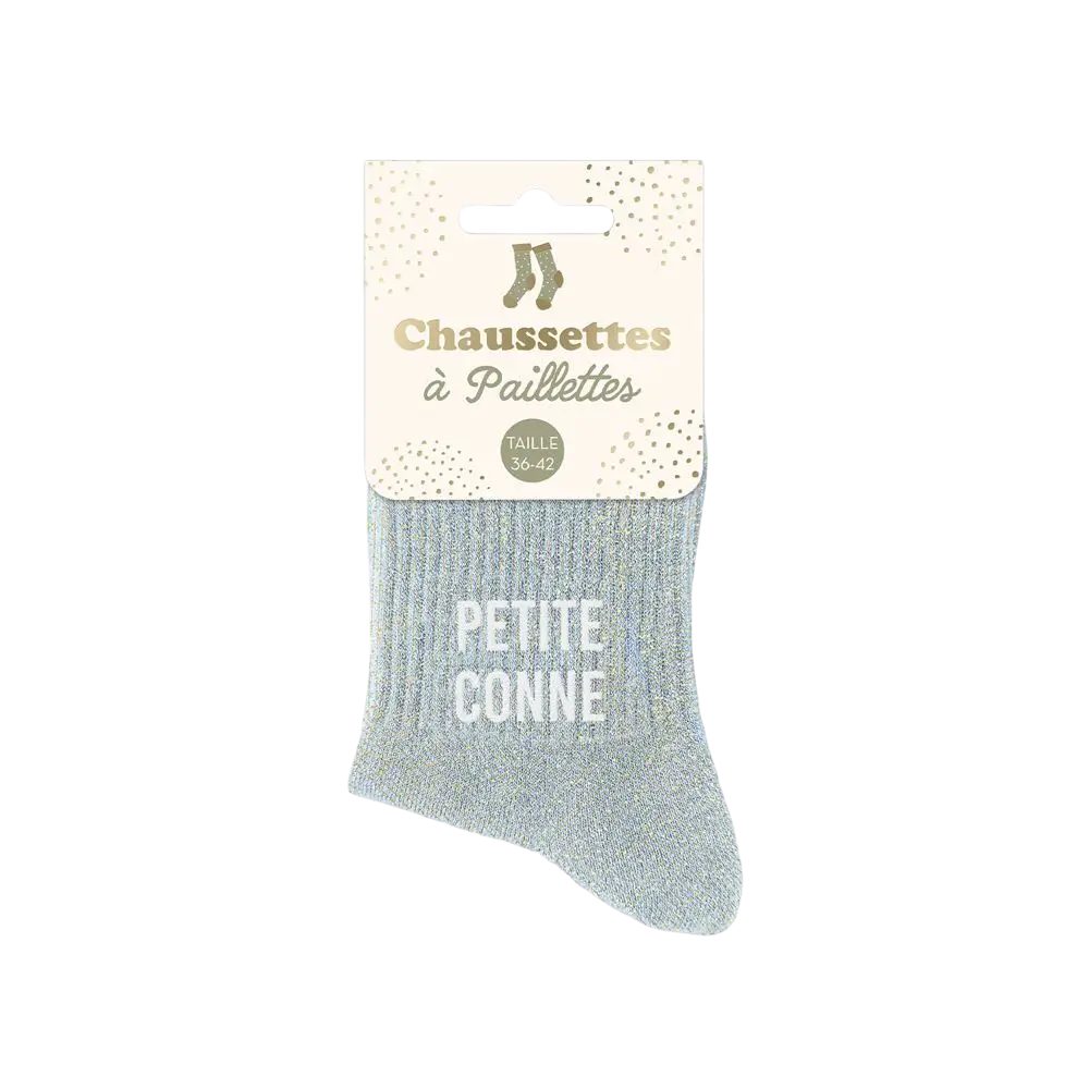 Sequined socks small connect - One size 36-42