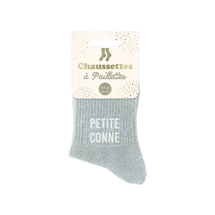 Sequined socks small connect - One size 36-42