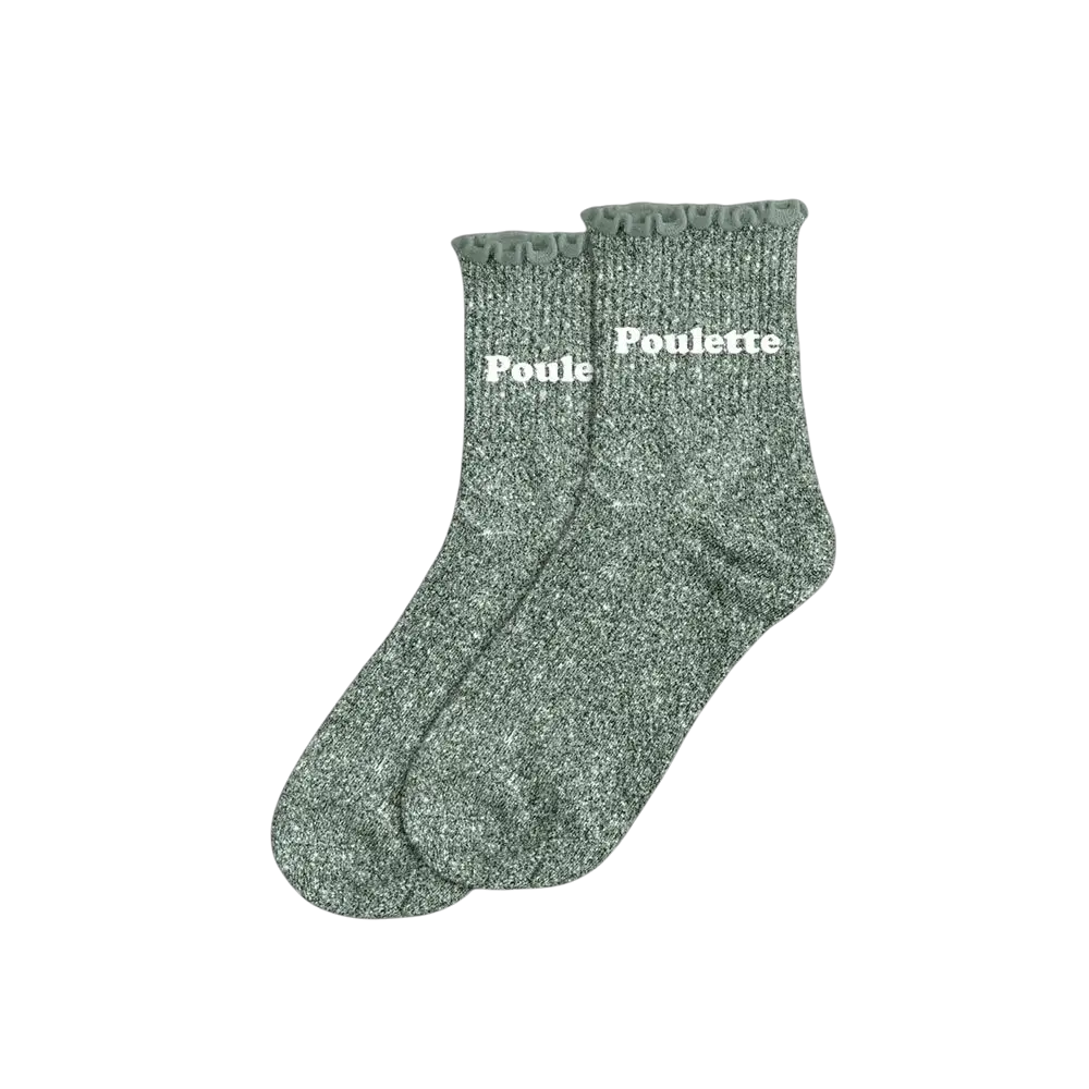 Sequined Poulette socks - One size 36-42