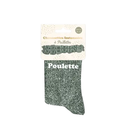 Sequined Poulette socks - One size 36-42
