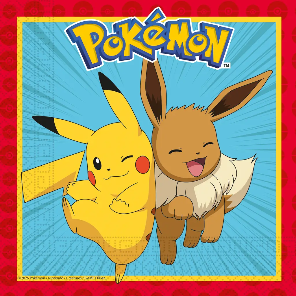 Pokémon napkins - Set of 20