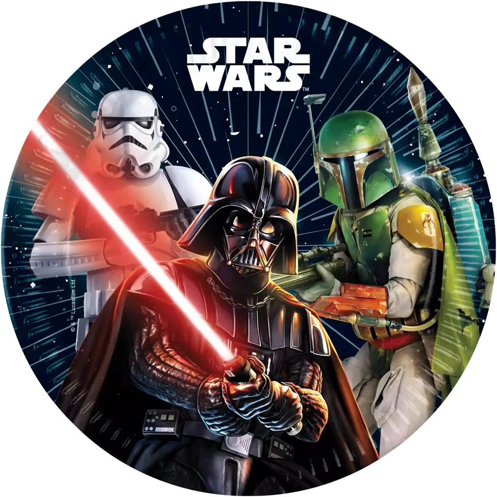 Star Wars paper plate ø23cm - Set of 8