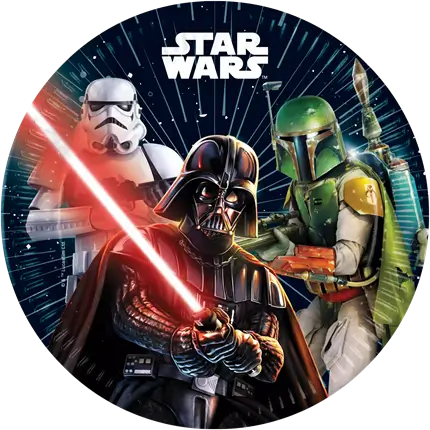 Star Wars paper plate ø23cm - Set of 8