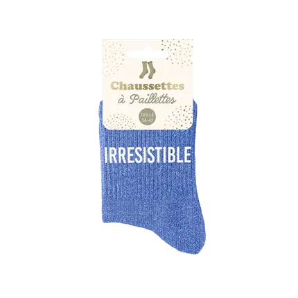 Irresistible Glitter Socks - One Size 36-42