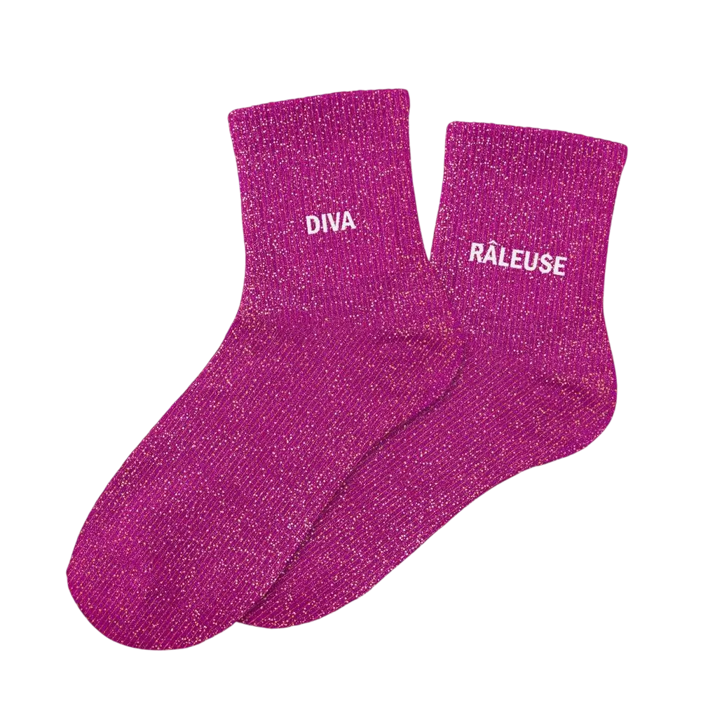 Glitter Socks Duo Diva Râleuse - One Size 36-42