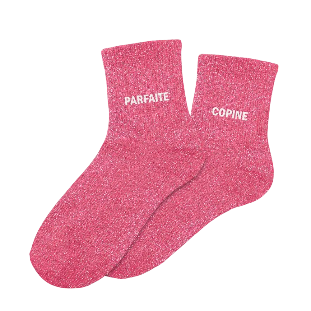 Perfect Duo Glitter Socks - One Size 36-42