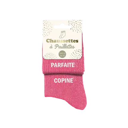 Perfect Duo Glitter Socks - One Size 36-42
