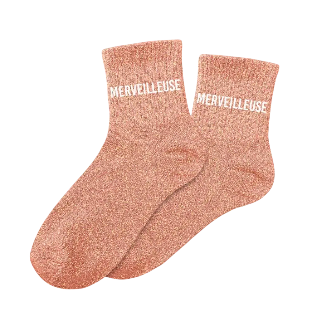 Merveilleuse Glitter Socks - One Size 36-42