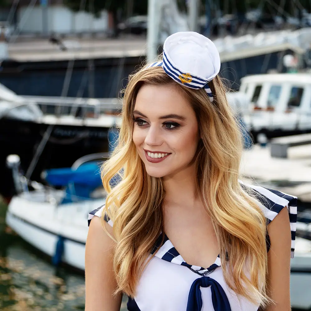 Sailor beret headband