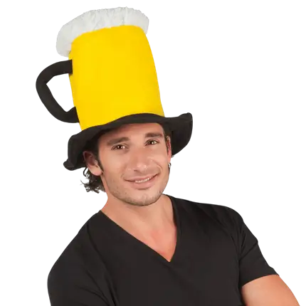 Beer mug hat