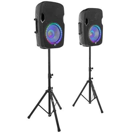 Sound Pack 2 12'' Speakers - BoomTone DJ PS212A LED Set