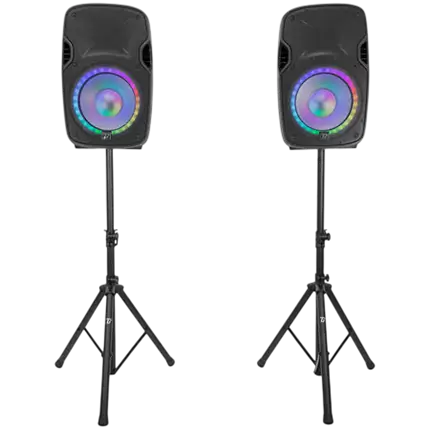 Sound Pack 2 12'' Speakers - BoomTone DJ PS212A LED Set