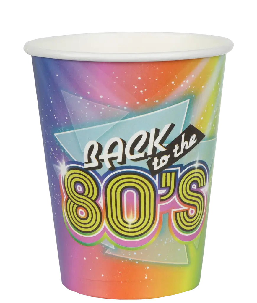 80's tumbler - Set of 10