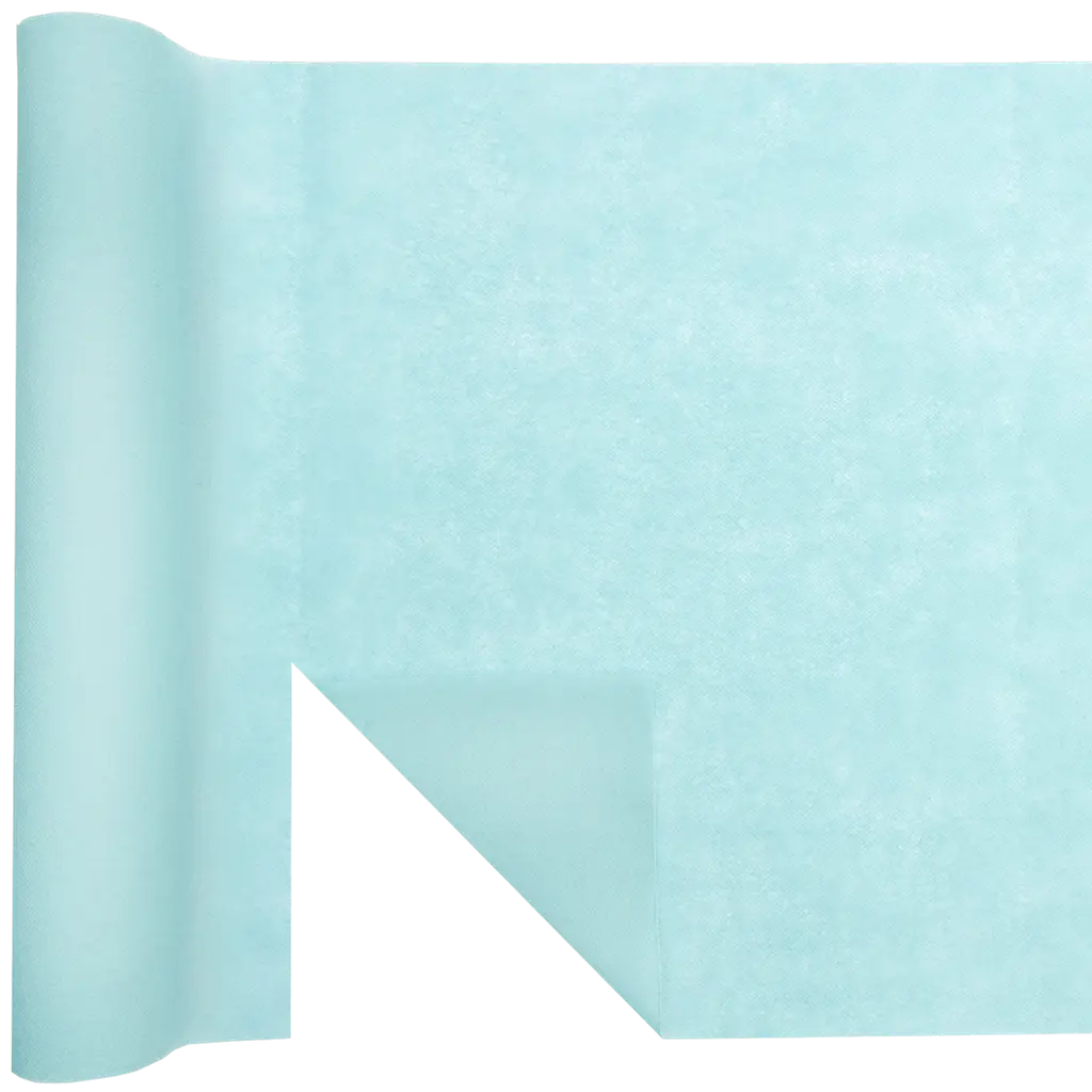 Harmony 4.8 m pre-cut table runner - Light blue