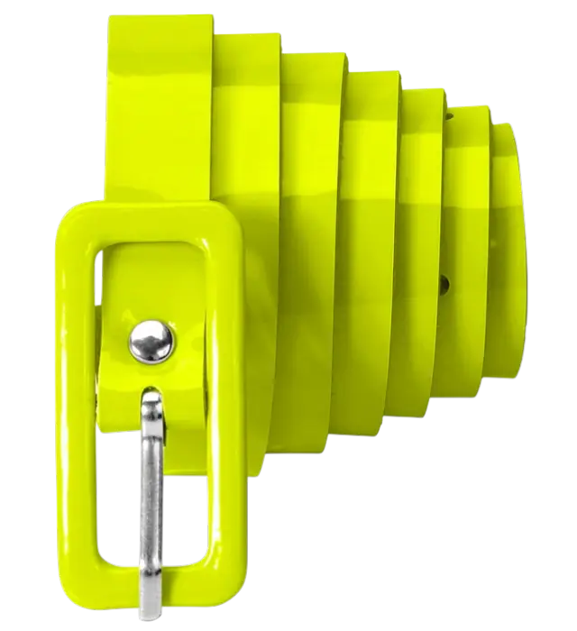 "FLUORESCENT YELLOW BELT