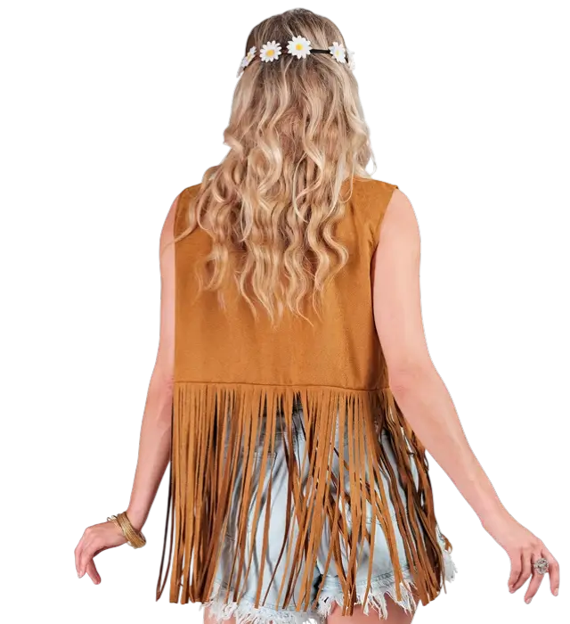 Hippie Fringe Jacket Cowboy Western Style – 70s Costume Jacket