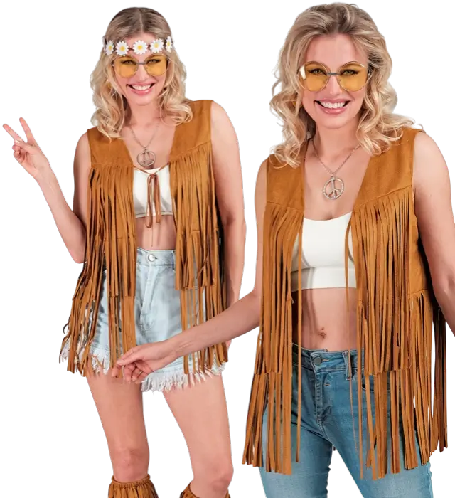 Hippie Fringe Jacket Cowboy Western Style – 70s Costume Jacket