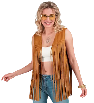 Hippie Fringe Jacket Cowboy Western Style – 70s Costume Jacket