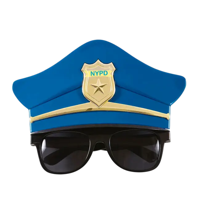 Police Officer Aviator Glasses – Police Costume Accessory