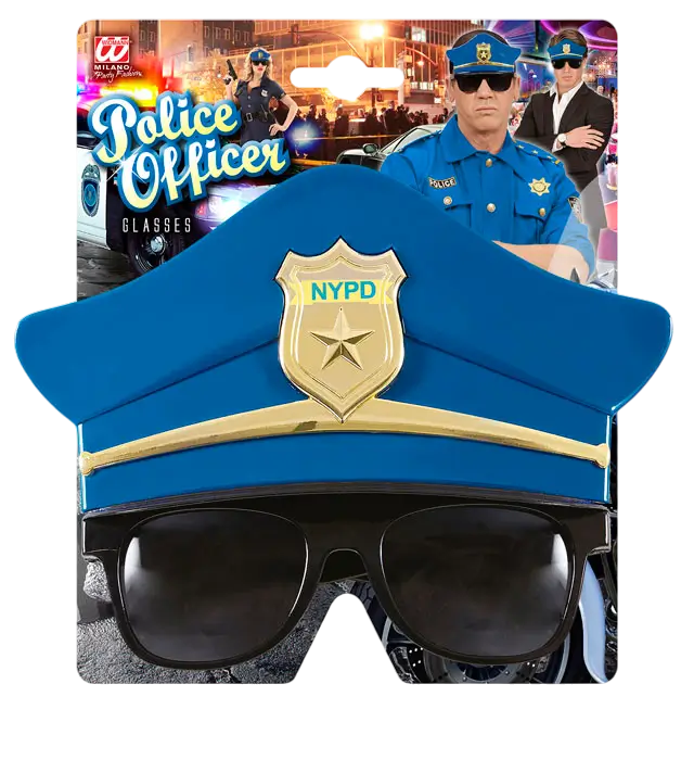 Police Officer Aviator Glasses – Police Costume Accessory