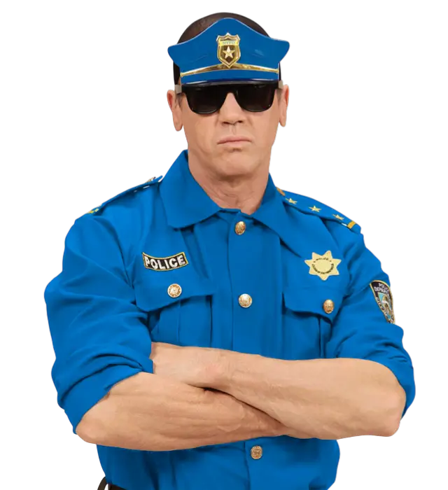 Police Officer Aviator Glasses – Police Costume Accessory