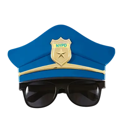 Police Officer Aviator Glasses – Police Costume Accessory
