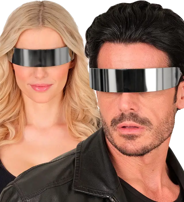 Mirror Sunglasses – Reflective Lens Glasses – Costume Accessory