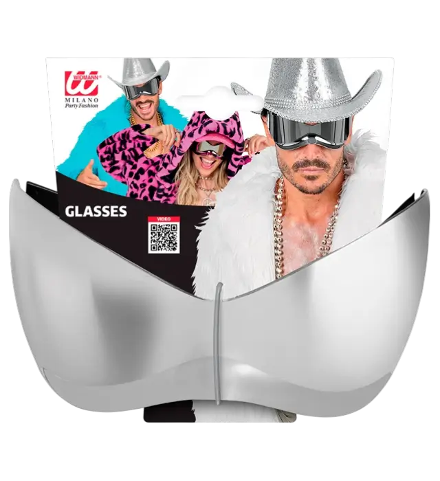 Super Mirror Sunglasses – Reflective Lens Glasses – Costume Accessory