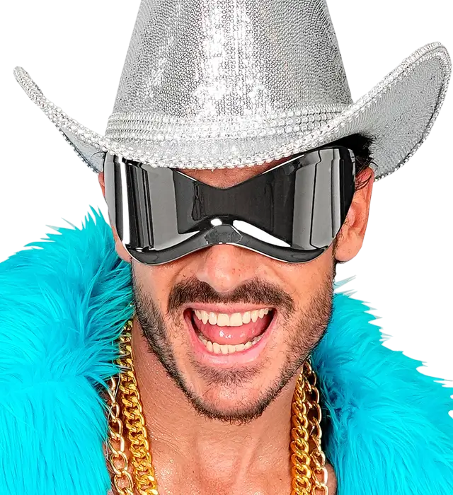 Super Mirror Sunglasses – Reflective Lens Glasses – Costume Accessory