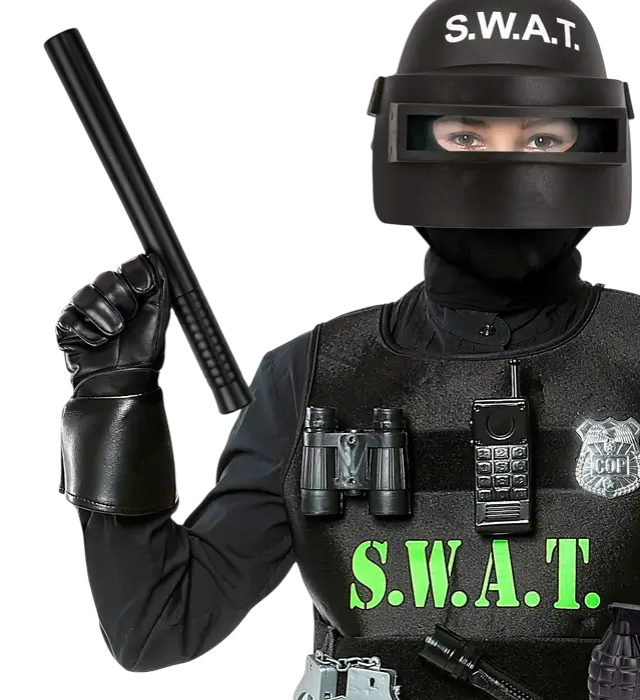 Police Baton 29 cm – Police Costume Accessory