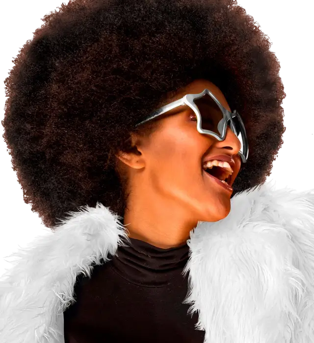 Silver Star Glasses – Festival Costume Accessory