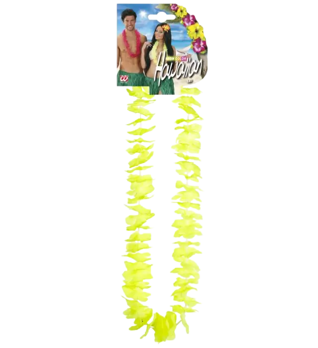 "HAWAÏAN FLUORESCENT NECKLACE" 4 coul.