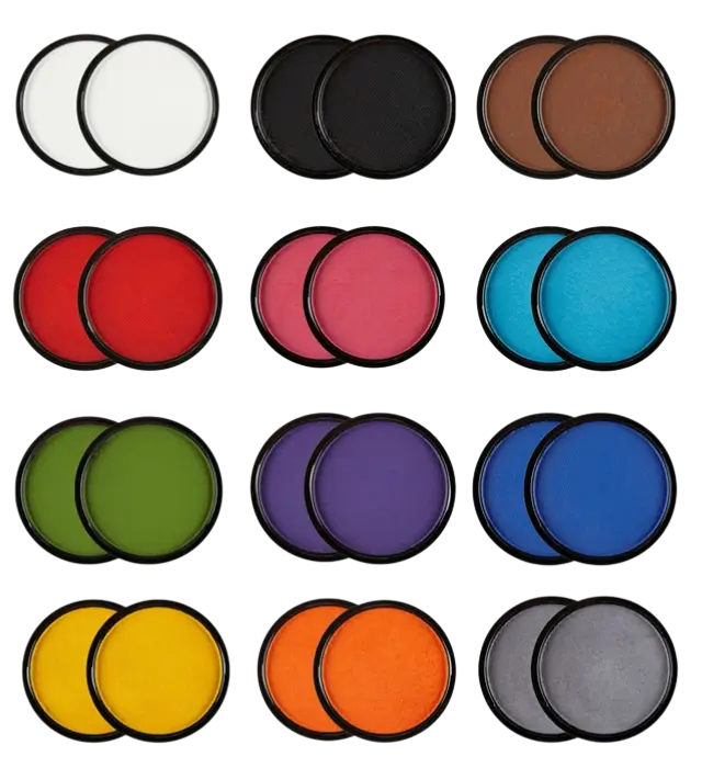 Aqua Makeup Palette 24 Colours – 10 ml – Costume Makeup Palette