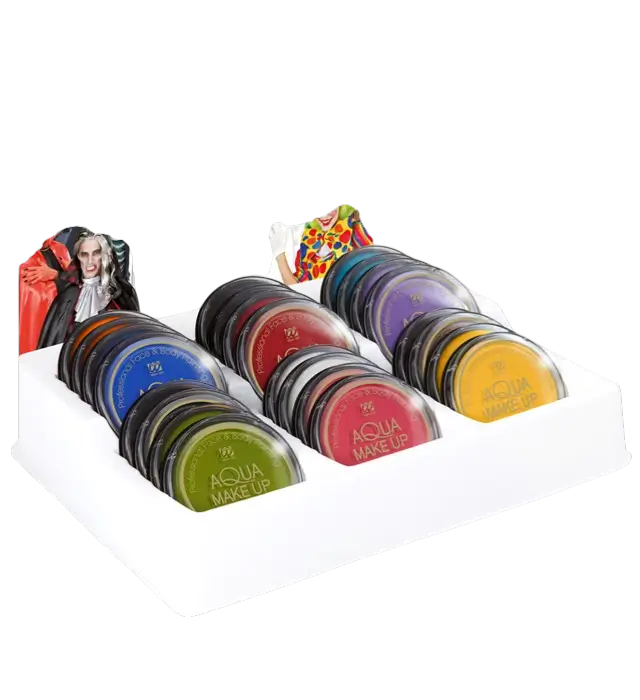 Aqua Makeup Palette 24 Colours – 10 ml – Costume Makeup Palette