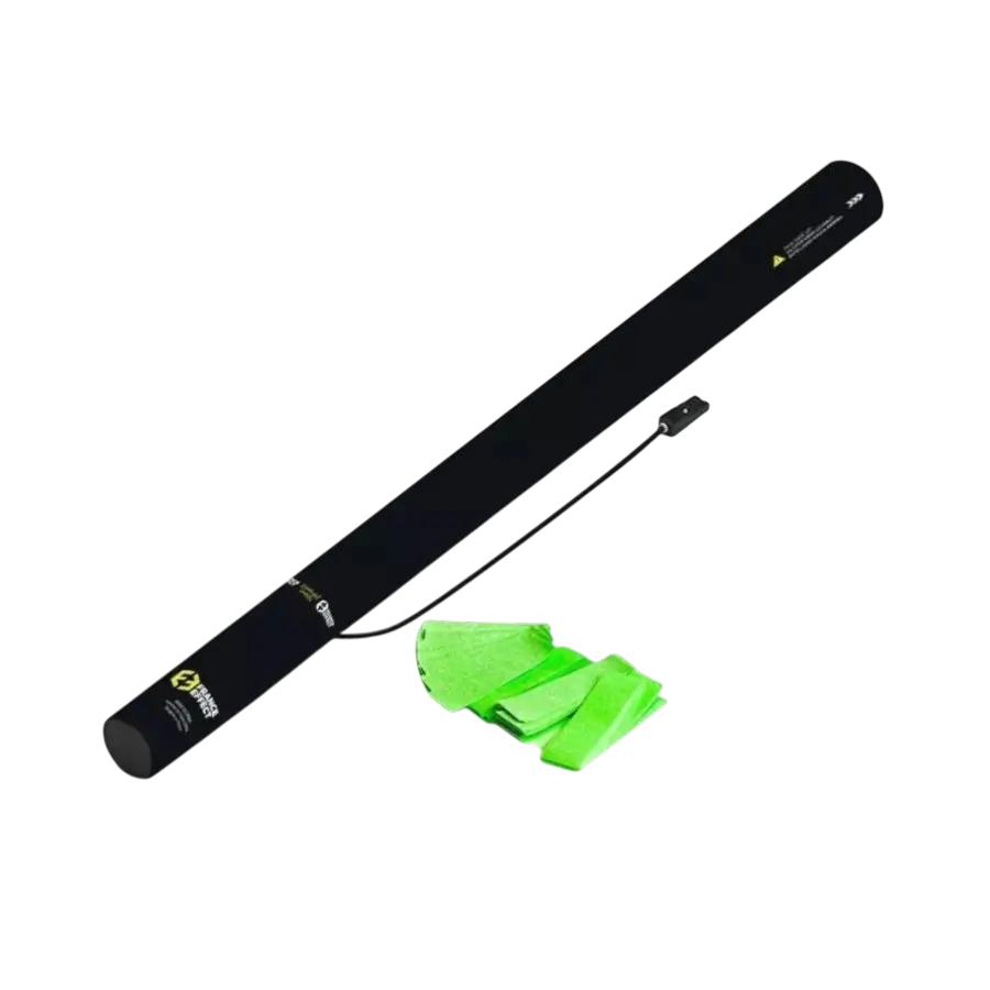 Electric confetti gun 80cm - Fluo Green