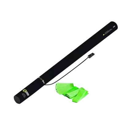 Electric confetti gun 80cm - Fluo Green