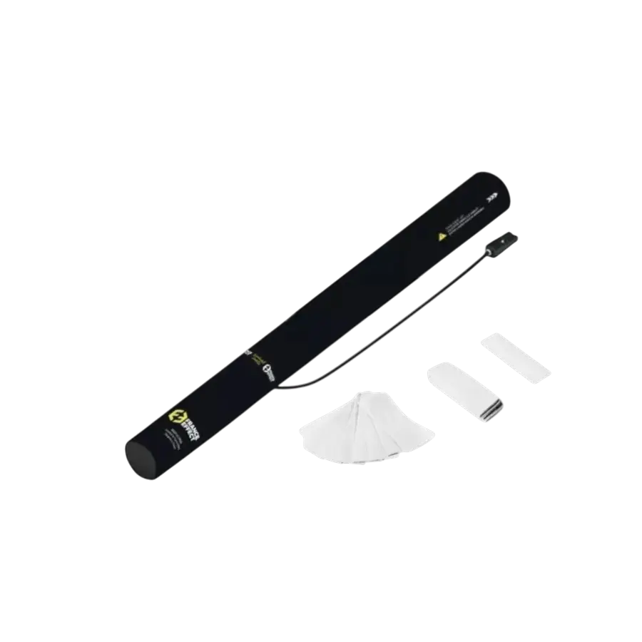 Electric confetti gun 40cm - White