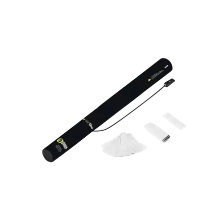 Electric confetti gun 40cm - White