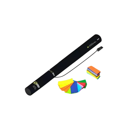 Electric confetti gun 40cm - Multicoloured