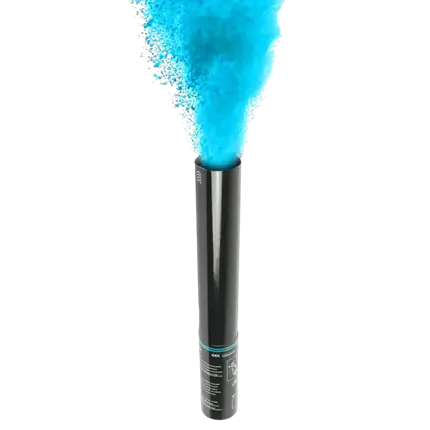 Holi manual powder cannon 40 cm - Blue