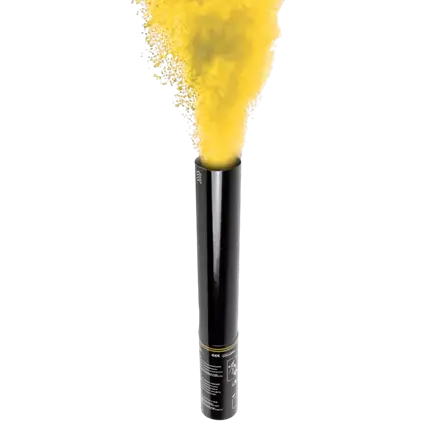Holi manual powder cannon 40 cm - Yellow